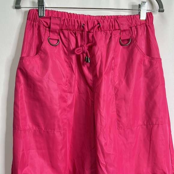 Current Mood Dolls Kill Punk Cred strappy parachute wide leg lightweight pants - Picture 2 of 6